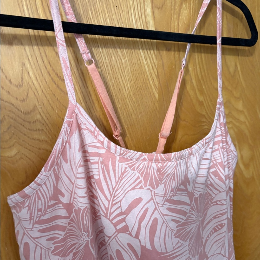 Pact Pink and Peach Fit & Flare Midi Dress with Built in Bra - Picture 4 of 10